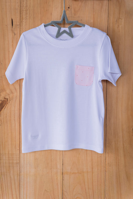 Remera Bolsillo Pintitas