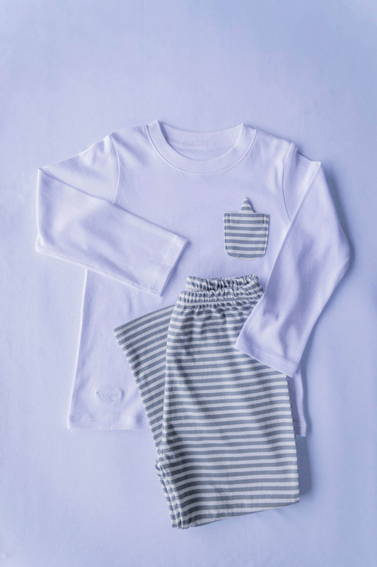 Pijama Piratas Gris